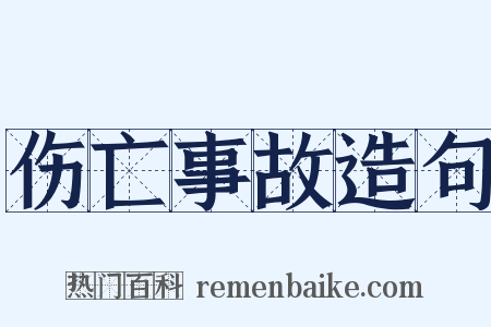 伤亡事故造句是什么意思的图片